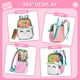 thumbnail image 3 of Cute Cat Sequin Backpacks for Girls School Bag with Lunch Box Pencil Case for Elementary Preschool Students Kids Travel Backpack, 3 of 3