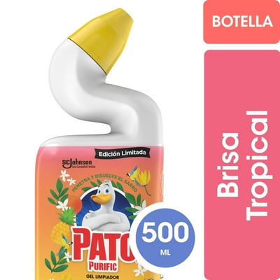 Limpiador De Inodoro Gel Brisa Tropical Botella 500 Ml Pato Purific