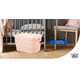 thumbnail image 3 of Canastilla Canasta Organizadora Multiusos Rattan 22 Litros Color Rosa, 3 of 3