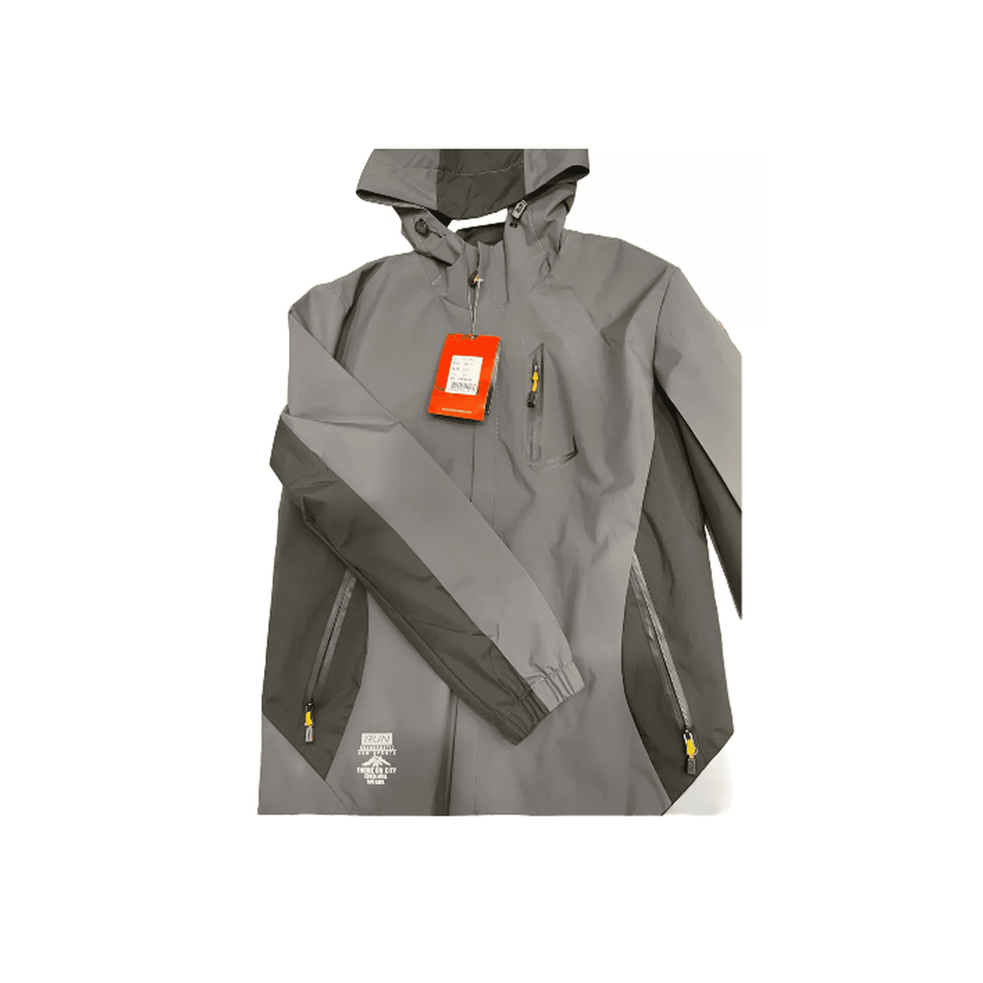 Genérico - Chaqueta Cortaviento Deportiva Ultra Liviana Micropolar Gris, Talla Xs
