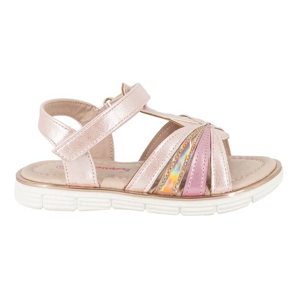 Sandalia con Velcro Jaqui Rosado Bamboo