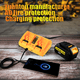 thumbnail image 3 of DCB102 DCB118 DCB112 Batería Li-ion Doble Carga Puertos USB Duales Cargador para De*Walt 12V 14.4V 18V 20V 6A DCB101 DCB200 DCB201, 3 of 9