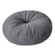 thumbnail image 1 of Cojín Redondo Para Silla, Cojín Grueso Para Estudio, Oficina, Balcón, Gris Oscuro, 1 of 6