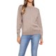 thumbnail image 1 of INSPIRE CHIC Suéter de Manga Larga para Mujer Cuello Redondo Básico Jersey de Punto XL Caqui Marrón, 1 of 6