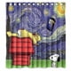 thumbnail image 1 of Cortina de ducha de Doctor Who, juego de cortina de baño con ganchos, tamaño 66 x 72 pulgadas, 1 of 3