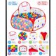 thumbnail image 5 of Parque de Juegos Infantil con Canasta y 50 Pelotas Coloridas, 5 of 6
