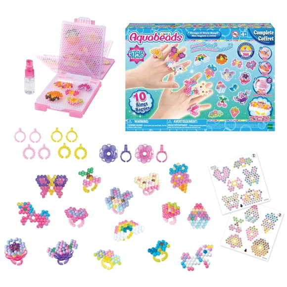 Kit de manualidades Aquabeads Diseño y Estilo de Anillos