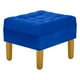 thumbnail image 4 of Sofa Retro 3c + 2 Pouf Felpa 01 Azul Rey, 4 of 6