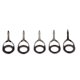 thumbnail image 2 of 5 unids ca?a de pescar ojos SIC Ring Spinning Rod Guías Line Anillos 7mm, 2 of 5