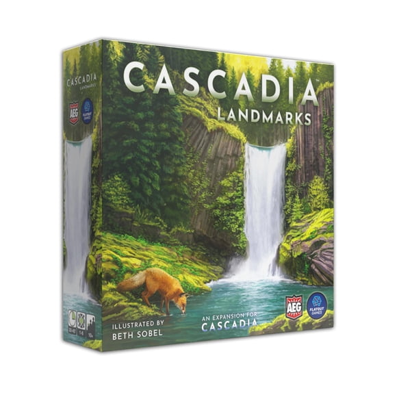 Expansión de juegos de mesa AEG & Flatout Games Cascadia Landmarks