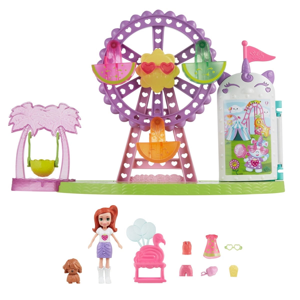 Polly Pocket - Accesorios De Muñecas Bocadillos Tropicales