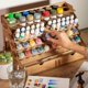 thumbnail image 5 of Estante de Pintura Plydolex de 58 Agujeros – Organizador de Madera, 5 of 7