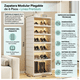 thumbnail image 3 of Organizador de Zapatos Premium de 6 Niveles | Plegable, Puerta Magnética y Diseño Reforzado, 3 of 4