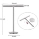 thumbnail image 2 of Soporte Para Toallas De Acero Inoxidable 31 Cm De Altura, 2 of 8