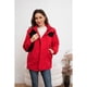 thumbnail image 2 of Chaqueta Mujer Cortaviento Impermeable Forro Interior Piel Capucha 007, 2 of 4