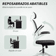 thumbnail image 4 of Silla De Oficina Ergonómica Con Reposacabezas Soporte Lumba, 4 of 9