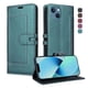 thumbnail image 3 of Premium Wallet Case for iPhone 15 with Card Slots & Kickstand, Flip Cover Green, 3 of 6