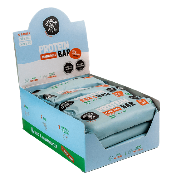 BARRA PROTEINA MANI MIEL 12UN