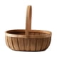 thumbnail image 3 of Cesta De Picnic De Virutas De Madera Con Asa, Cesta De Pascua Para Recolección De Huevos, Resistente, 3 of 5