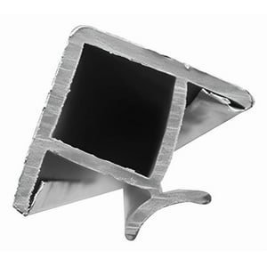 Esquinero Para Zócalo De Pvc 150Mm Aluminio Dvp