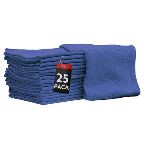 Toalla Nabob Wipers 36 cm Paquete de 25 Algodón Azul