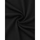 thumbnail image 5 of INSPIRE CHIC Camisón de Modal para Mujer con Cuello en V, Manga Corta, Volantes, Largo hasta la Rodilla, Ropa de Casa, Talla L, Negro, 5 of 6