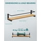 thumbnail image 5 of Estante para especias OROPY de madera 40 cm, pack de 4, montaje en pared, 5 of 7