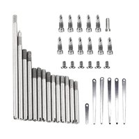 Magideal - Herramienta De Reparación De Clarinete Diy, Varillas De Eje, Tornillos De Reparación Prácticos, Piezas De Mantenimiento, Piezas De Mantenimiento De In