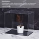 thumbnail image 5 of Uxcell Caja de Exhibición de Acrílico Caja de Plástico Cubo Caja de Almacenamiento Transparente Pequeña Ensamblar Vitrina a Prueba de Polvo 14.1x4.3x4.1" para Artículos de Colección, 5 of 5