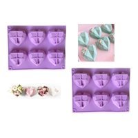 Genérico - Pack X2 Molde Corazon Diamante Molde Corazón Geometrico