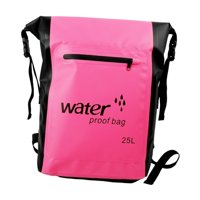 Ioensy - Mochila Impermeable De Pvc De 25 L, Resistente Al Desgaste, Para Deportes Acuáticos, Color Rosa