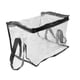 thumbnail image 3 of Bolsa Transparente Para Almacenamiento De Libros, Bolsa De PVC Transparente Impermeable Para Viajes, Hogar Y Oficina, Color Negro, 3 of 5