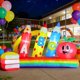 thumbnail image 2 of Inflable DomKom 2,4 m con luces LED – Decoración de regreso a clases, 2 of 8