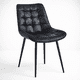 thumbnail image 1 of Silla Milano Ecocuero PN, 1 of 2