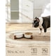 thumbnail image 3 of Juego de comederos para perro MALACASA con soporte de madera de nogal y 1,5 tazas, cerámica, 3 of 8