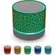 thumbnail image 1 of Mini altavoz Bluetooth inalámbrico portátil, altavoz estéreo recargable con graves superbajos IA y luces LED, 1 of 7