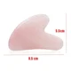 thumbnail image 1 of Natural Gua Sha Scraper Board Massage Rose Quartz Guasha Stone For Face Neck Skin Lifting Wrinkle Remover Beauty Care, 1 of 3