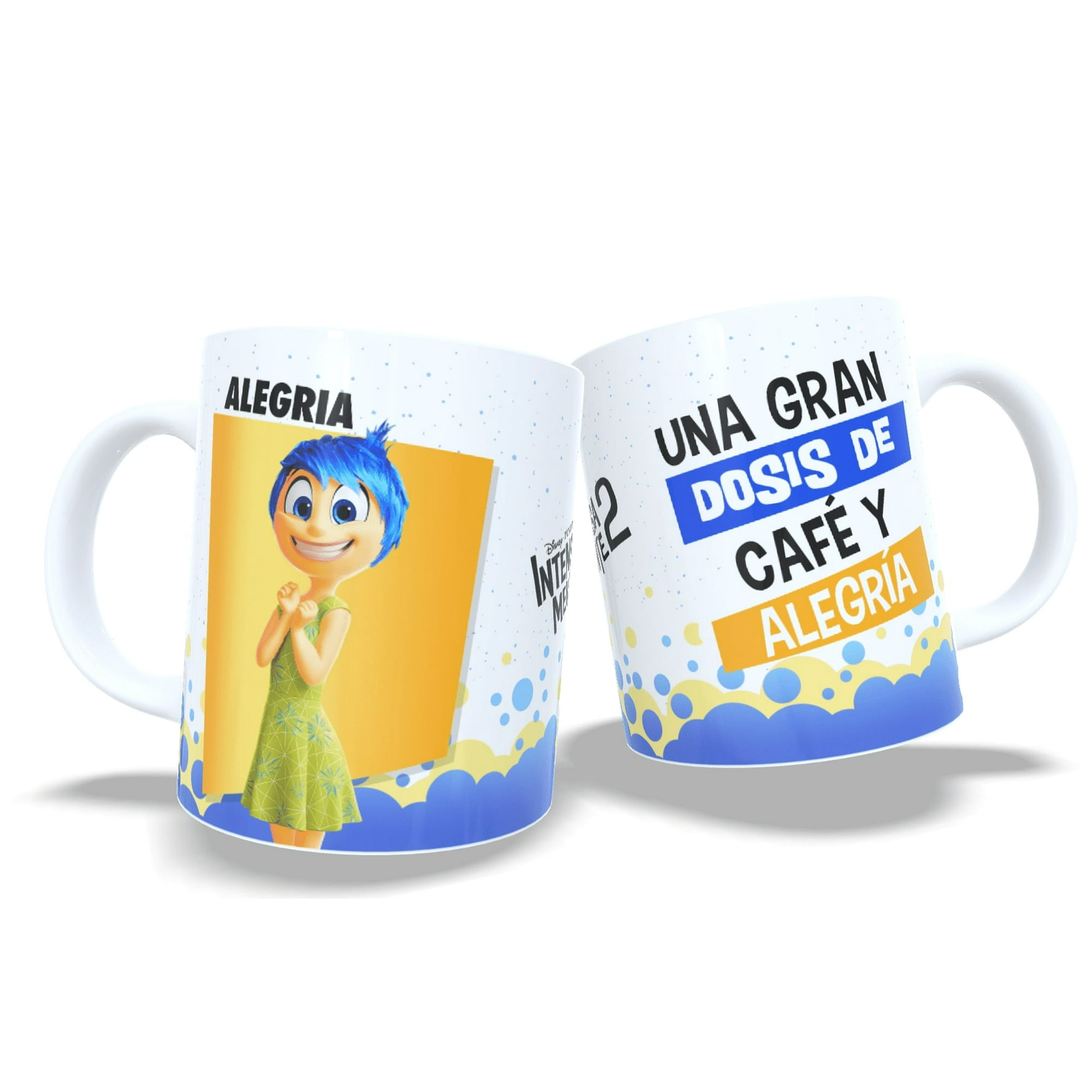 Arumistorechile - Tazon Taza Colección Intensamente 2 Frases - Alegria