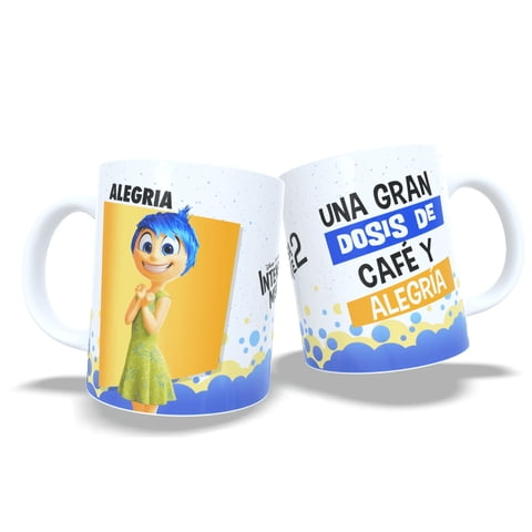 Arumistorechile - Tazon Taza Colección Intensamente 2 Frases - Alegria