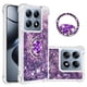 thumbnail image 1 of Funda Para Xiaomi 14t Pro Con Brillo Líquido, Protección Completa Y Soporte De Anillo Giratorio, 1 of 4