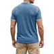 thumbnail image 3 of INSPIRE CHIC Camisetas Henley de Hombre de Manga Corta Casual con Ribete en Contraste XL Azul, 3 of 6