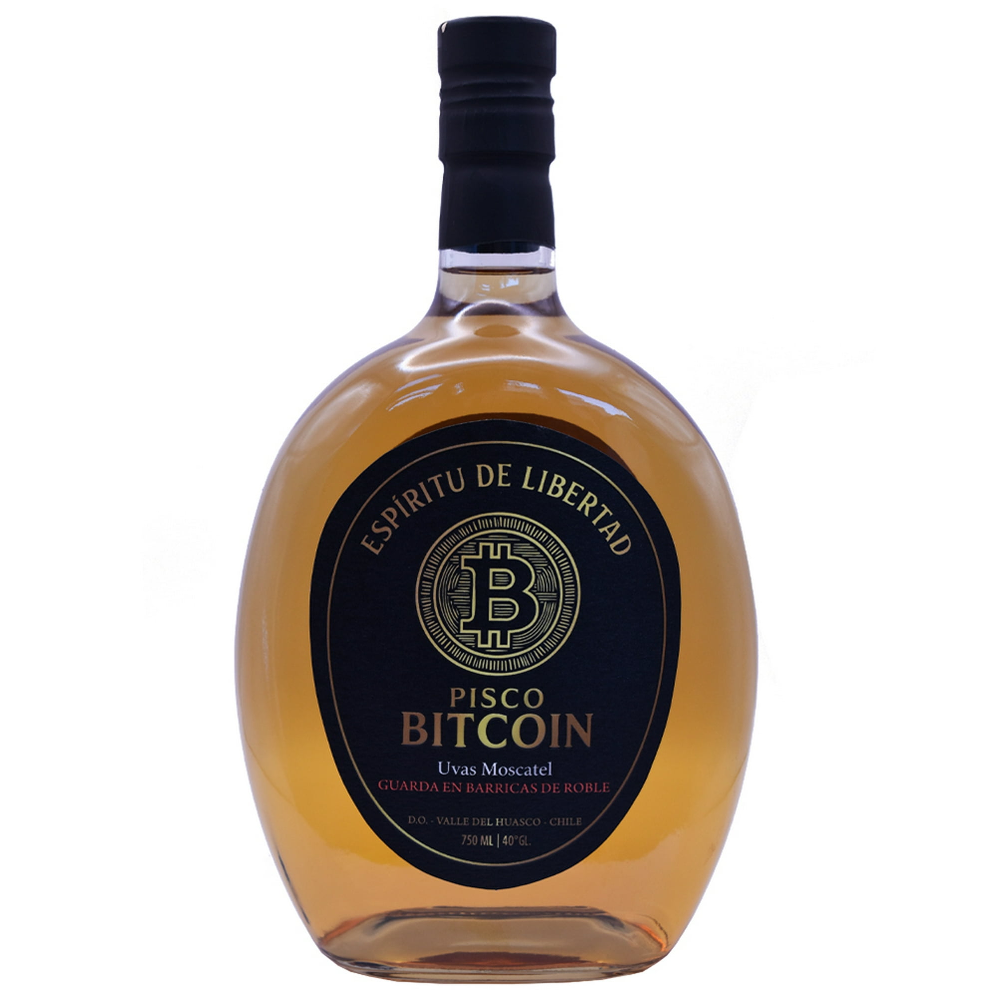 Pisco Bitcoin 40° Barricas Moscatel 750cc | Lider
