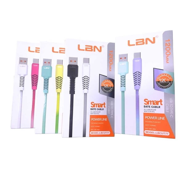Cable LBN Tipo USB-C LBCUT77 Colores Surtidos