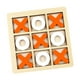thumbnail image 1 of Tic TAC Toe Juego De Mesa Familia Niños Rompecabezas Rompecabezas Para Niños Naranja Y Blanco, 1 of 3