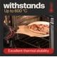 thumbnail image 4 of Pizza Stone Hans Grill circular de 38 cm con cáscara de madera, 4 of 9