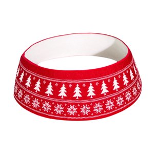 Magideal - Falda Para Árbol De Navidad, Base Para Árbol De Navidad, Base Para Árbol De Navidad, Decoración Rústica, Material De Punto Para Fiestas Navideñas Y Ev