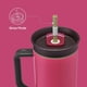 thumbnail image 4 of Vaso de viaje Owala de acero inoxidable de 1,2 litros con tapa, color rosa pajizo, 4 of 6