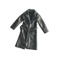 Magideal - Figuras De Acción 1:12, Cortavientos Largo De Pu, Accesorios De Moda, Decoración De Muñecas, Chaqueta De Muñeca De Cosplay, Figura De Acción Masculina