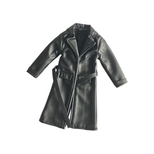 Magideal - Figuras De Acción 1:12, Cortavientos Largo De Pu, Accesorios De Moda, Decoración De Muñecas, Chaqueta De Muñeca De Cosplay, Figura De Acción Masculina