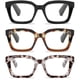 thumbnail image 1 of Gafas de lectura LOUOL HCB Oprah Style Square +3.0 Blue Light, 1 of 7